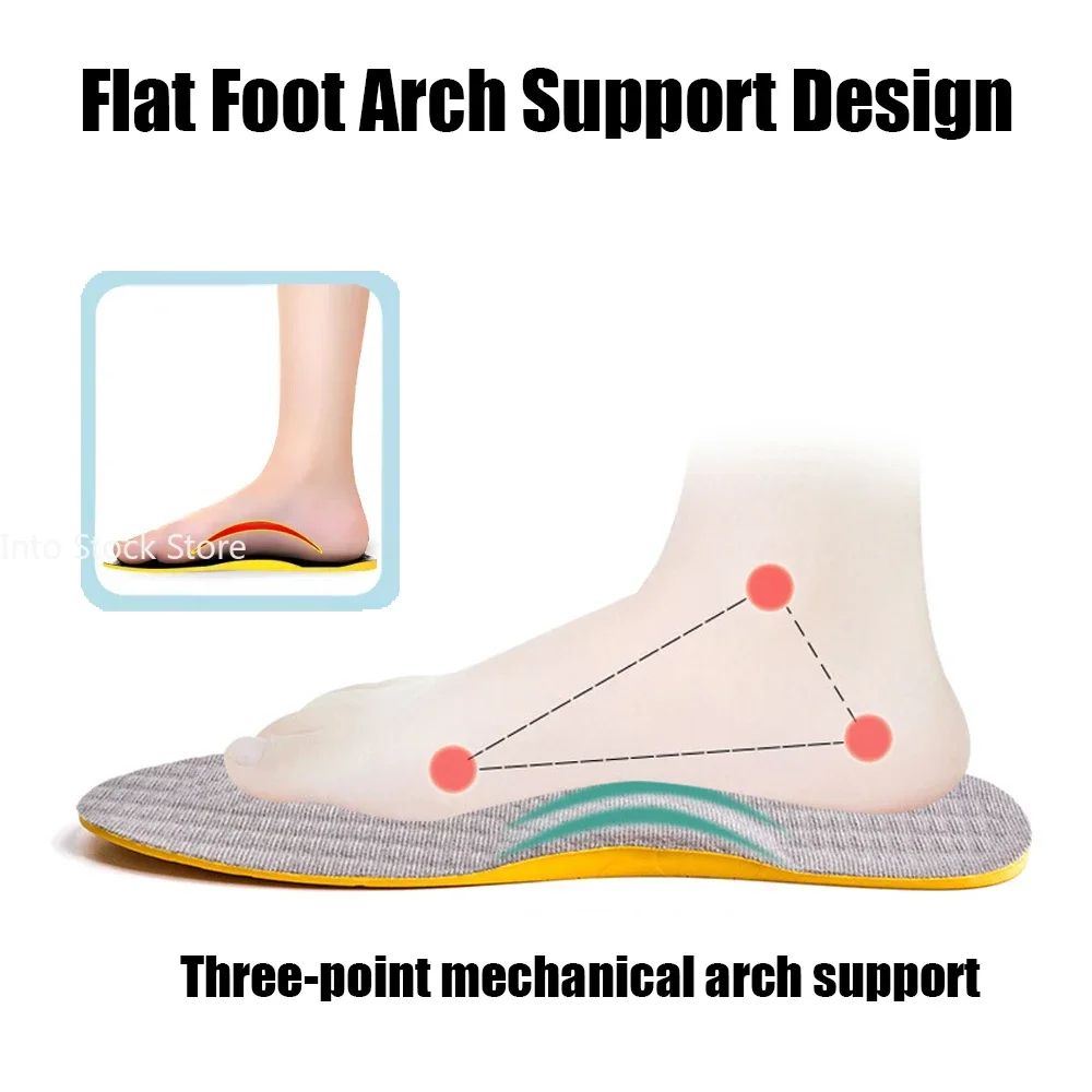 Arch Support Insoles For Flat Feet Orthopedic Valgus Correction Shoe Inserts 2