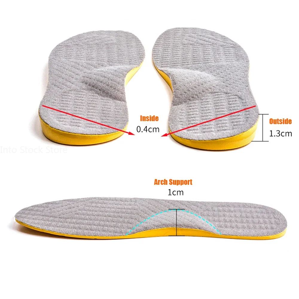 Arch Support Insoles For Flat Feet Orthopedic Valgus Correction Shoe Inserts 4