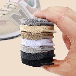 classic flat shoelaces for sneakers – sneaker replacement laces in white or black