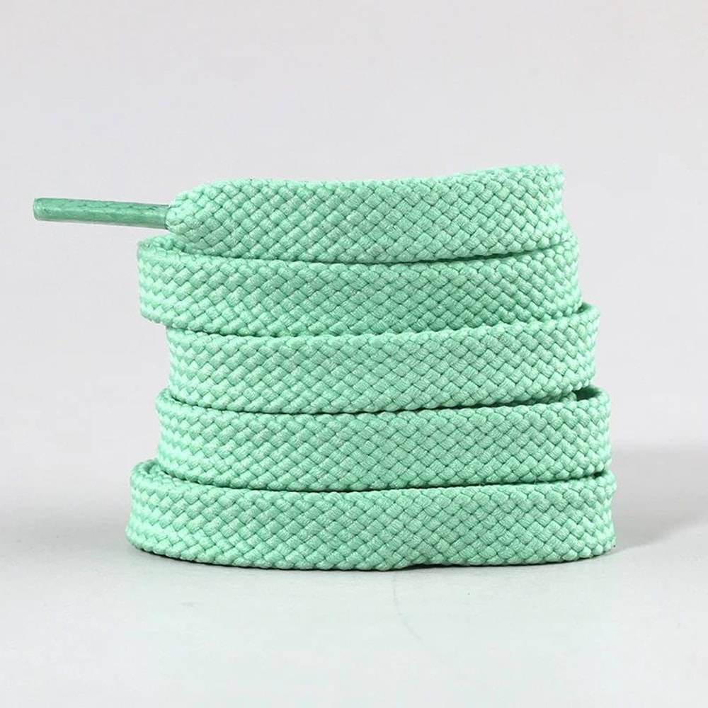 Classic Flat Shoelaces For Sneakers Sneaker Replacement Laces In White Or Black 17