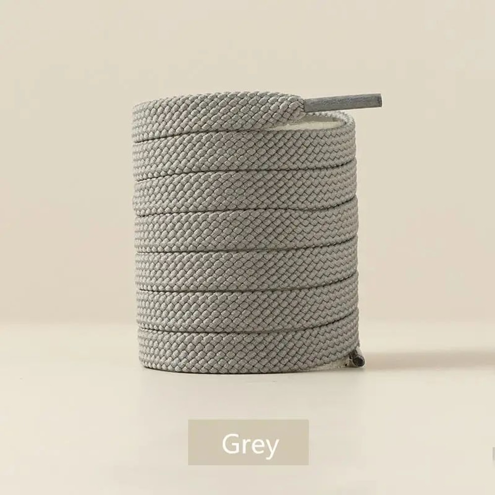 Classic Flat Shoelaces For Sneakers Sneaker Replacement Laces In White Or Black 11