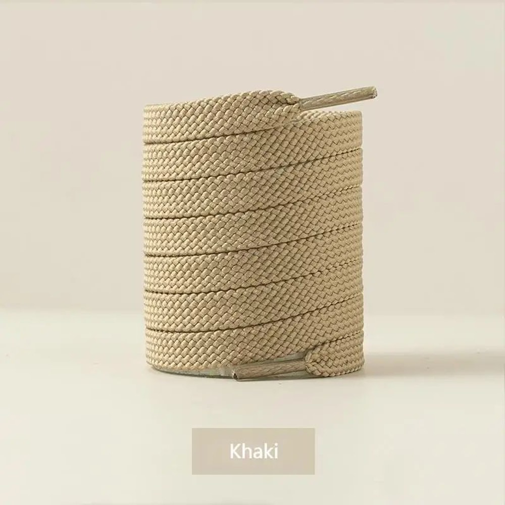 Classic Flat Shoelaces For Sneakers Sneaker Replacement Laces In White Or Black 13