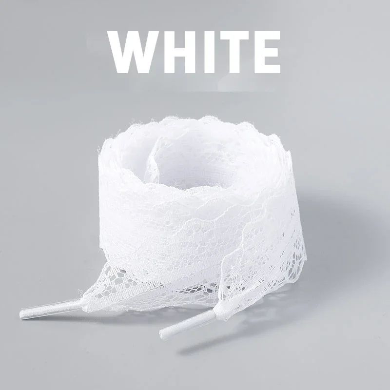 Lace Shoelaces 29cm Wide Flat Ribbon Laces For Sneakers And Ballet Shoes 6