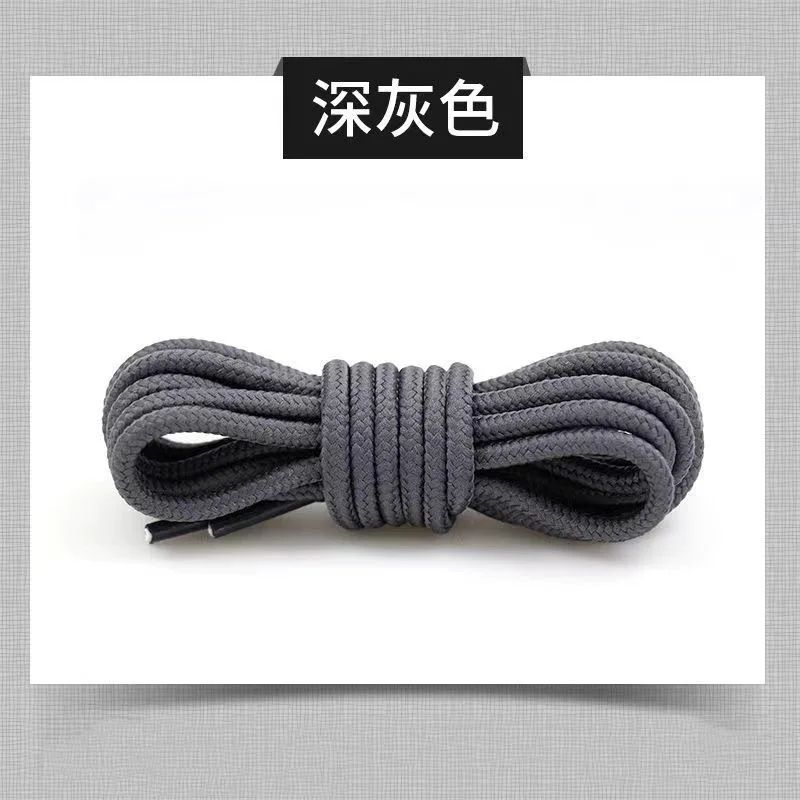 Round Boot Laces Pair Durable Polyester Shoelaces In Black Or Brown For Martens And Hiking Boots 11