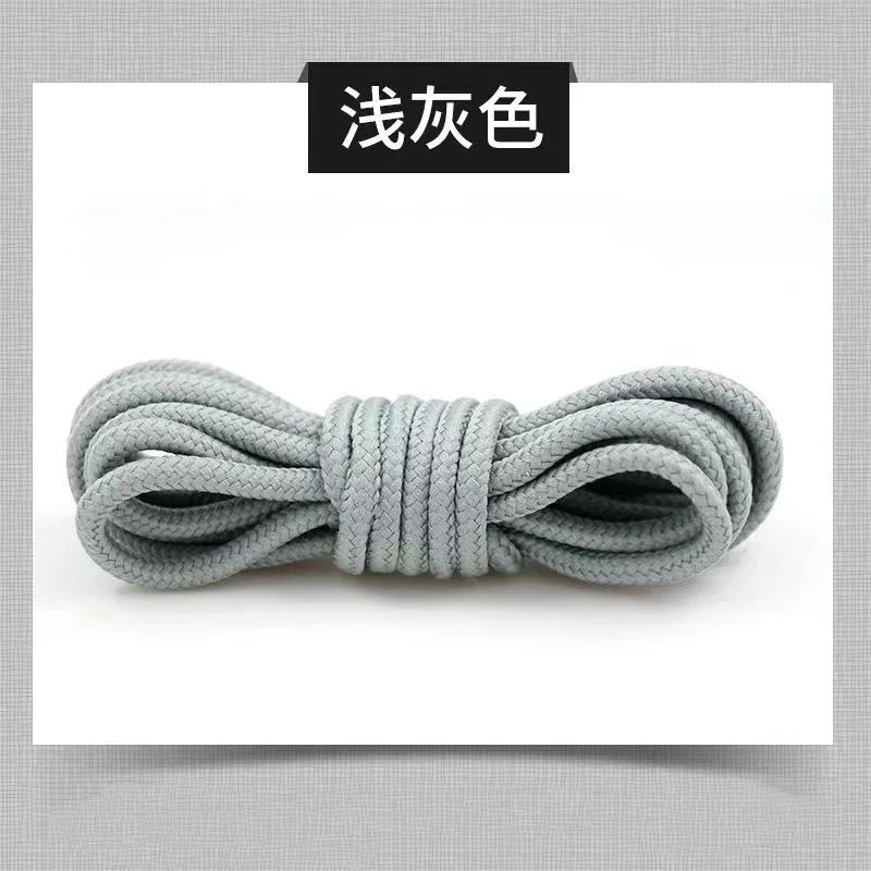 Round Boot Laces Pair Durable Polyester Shoelaces In Black Or Brown For Martens And Hiking Boots 12