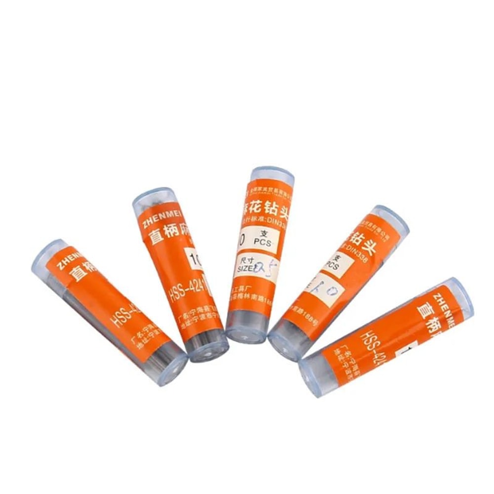 W6542 HSS Mini Drill Bit Set 10pcs 0252mm Precision Straight Shank Bits For Stainless Steel Wood 3