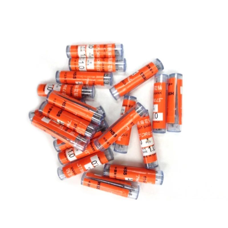 W6542 HSS Mini Drill Bit Set 10pcs 0252mm Precision Straight Shank Bits For Stainless Steel Wood 5