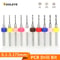 TOOLEYE Carbide PCB Drill Bit Set 10pcs 18 Shank Micro CNC Bits 013175mm 0
