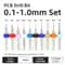 TOOLEYE Carbide PCB Drill Bit Set 10pcs 18 Shank Micro CNC Bits 013175mm 3