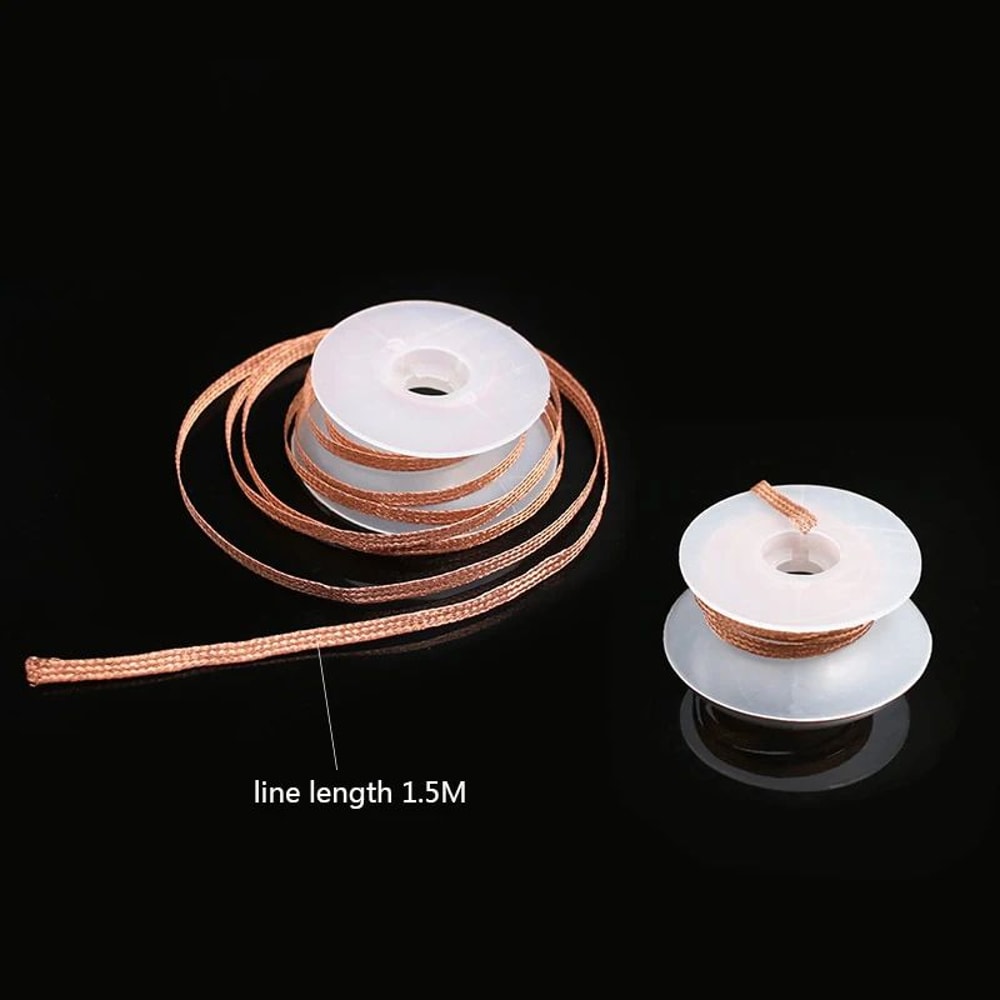 Precision Copper Desoldering Braid With Flux Solder Wick In 1mm 25mm 4mm 15m Or 3m 4