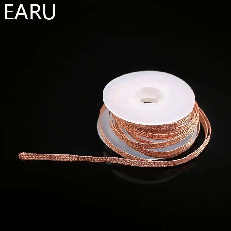 Precision Copper Desoldering Braid With Flux Solder Wick In 1mm 25mm 4mm 15m Or 3m 5