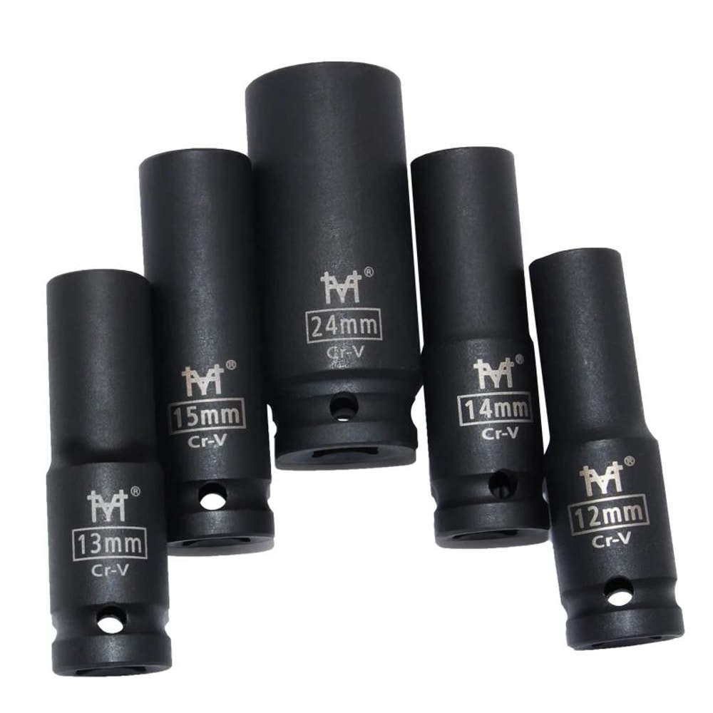 HeavyDuty 12 Drive Deep Impact Socket Set Metric 1038mm For Air Impact Wrenches 0