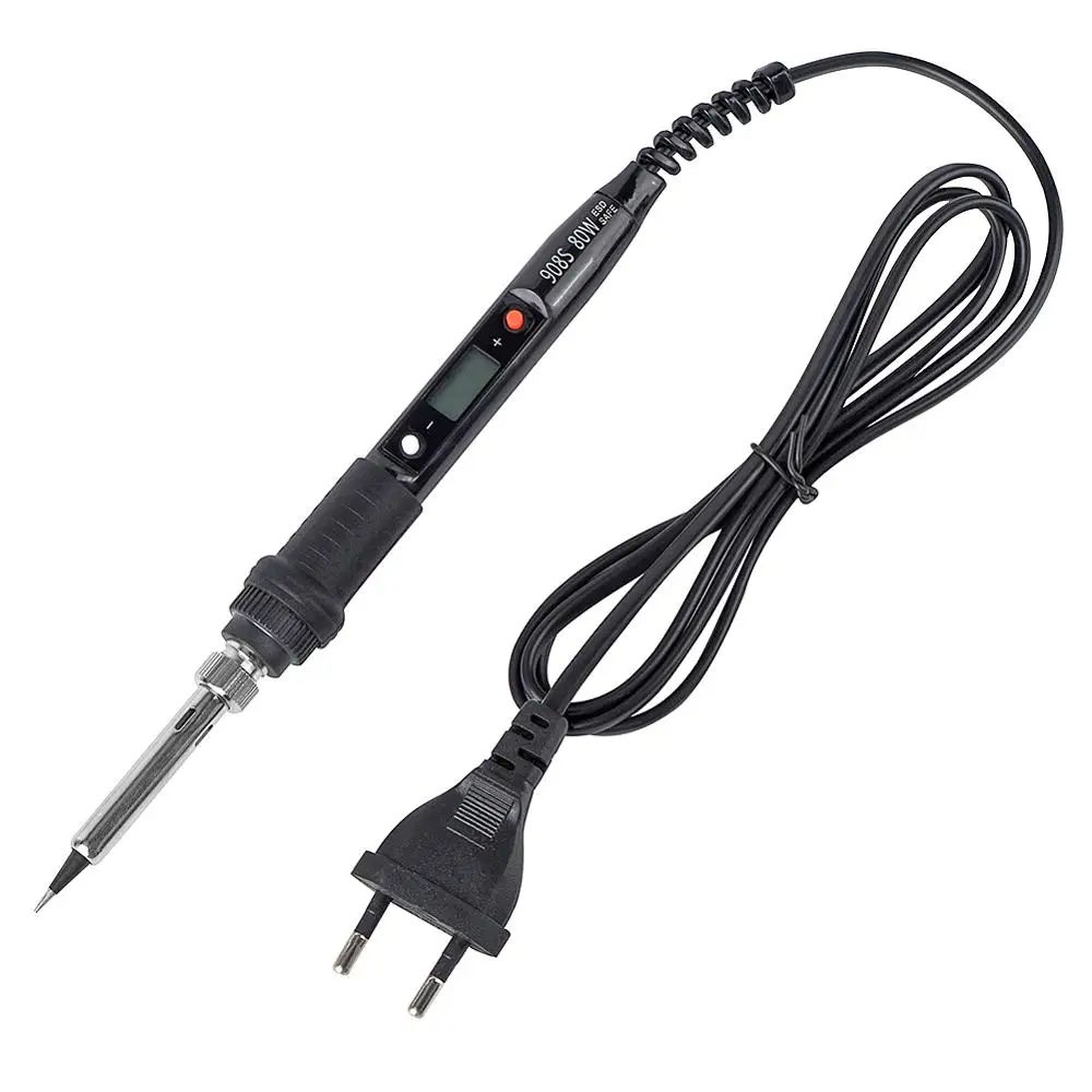JCD 80W Digital Soldering Iron With LCD Display Adjustable Temperature Dual Voltage 110V220V 6