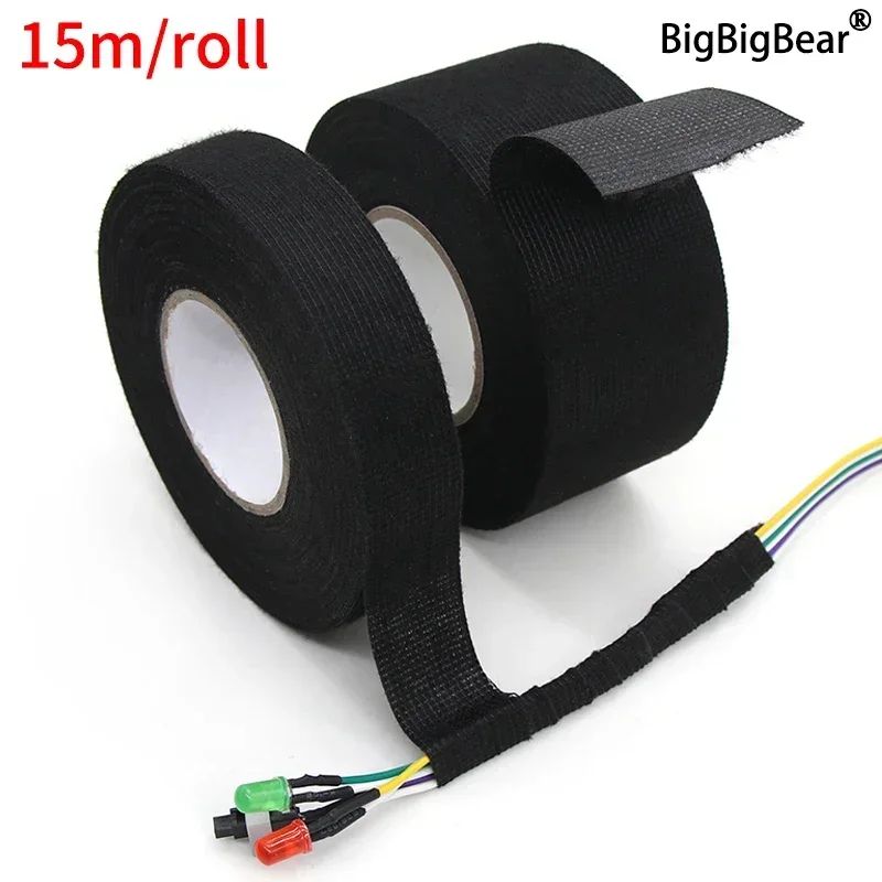 HeatResistant Cloth Harness Tape For Cars DIY Automotive Wiring Harness Tape Wire Loom Tape 950mm 3