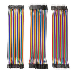40-pin breadboard jumper wires ribbon cable set for arduino and diy prototyping