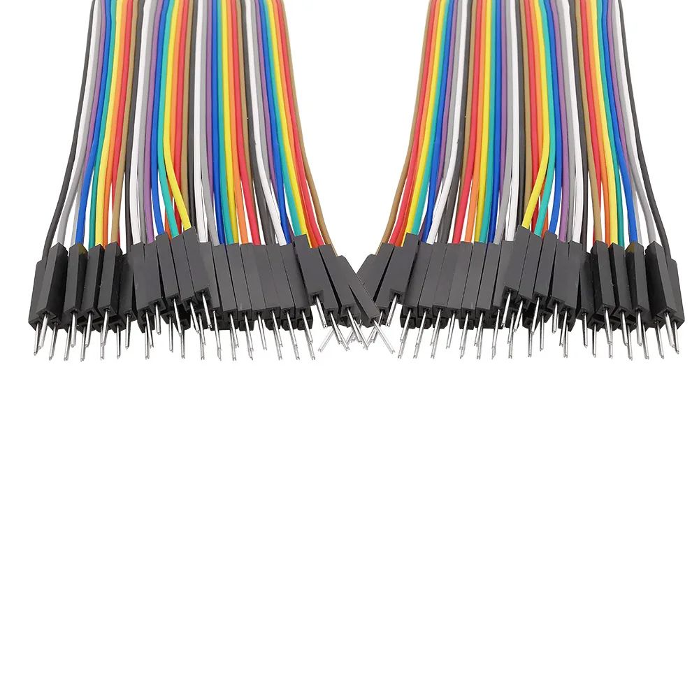 40Pin Breadboard Jumper Wires Ribbon Cable Set For Arduino And DIY Prototyping 2