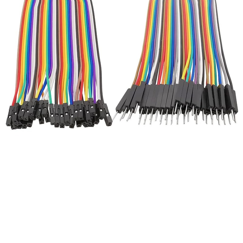 40Pin Breadboard Jumper Wires Ribbon Cable Set For Arduino And DIY Prototyping 4