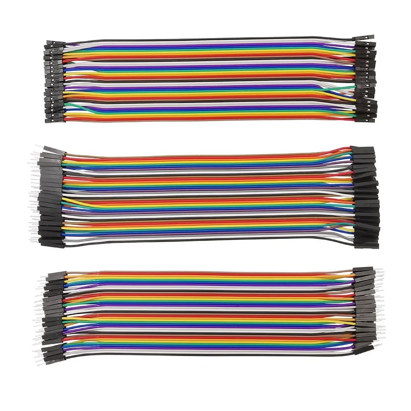 40Pin Breadboard Jumper Wires Ribbon Cable Set For Arduino And DIY Prototyping 5