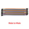 40Pin Breadboard Jumper Wires Ribbon Cable Set For Arduino And DIY Prototyping 6