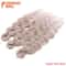 FASHION IDOL 24Inch Water Wave Crochet Hair Extensions Ombre Rainbow DeepWave Braiding Hair 9