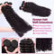 Luvin Deep Wave Raw Virgin Human Hair Bundles 3034 Inch Double Weft Weave 1