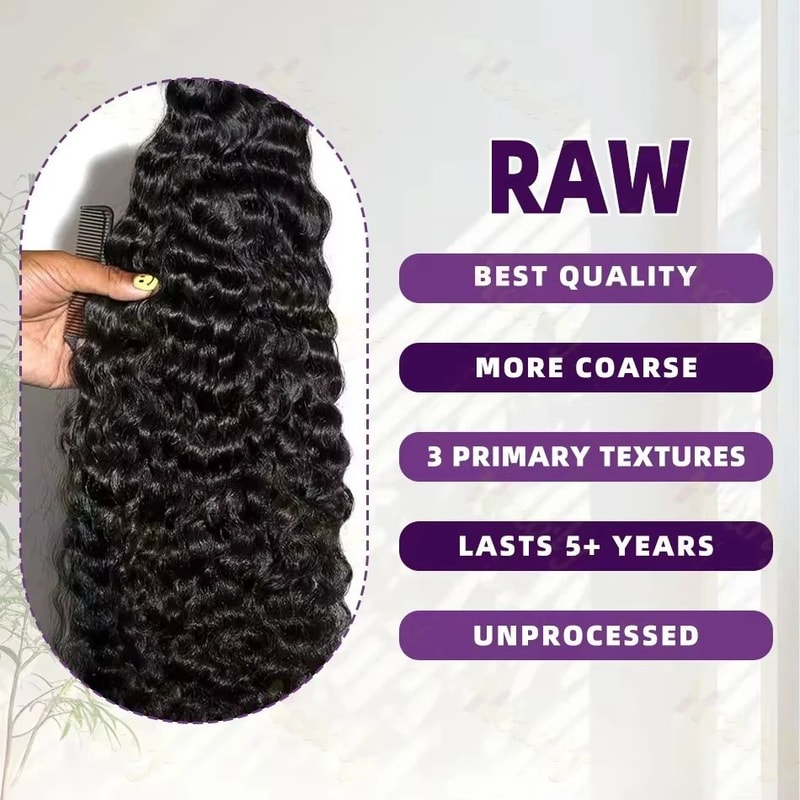 3034 Inch Deep Wave Human Hair Bundles Raw Unprocessed Double Weft Virgin Weave Extensions 7