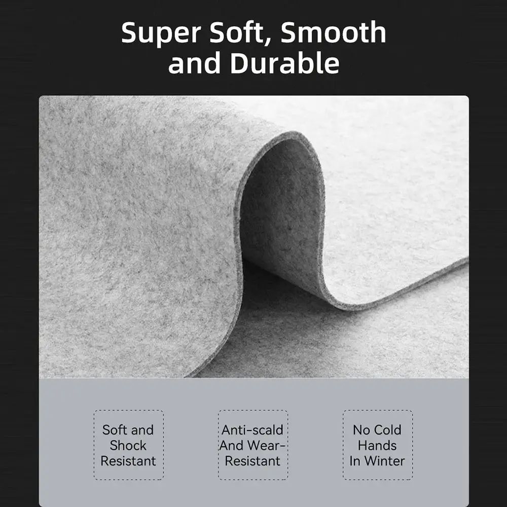 Wool Felt Mouse Pad Large Desk Mat For Keyboard And Mouse NonSlip Desk Protector 4