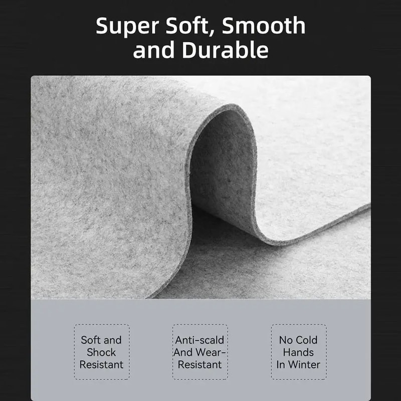 Wool Felt Mouse Pad Large Desk Mat For Keyboard And Mouse NonSlip Desk Protector 4