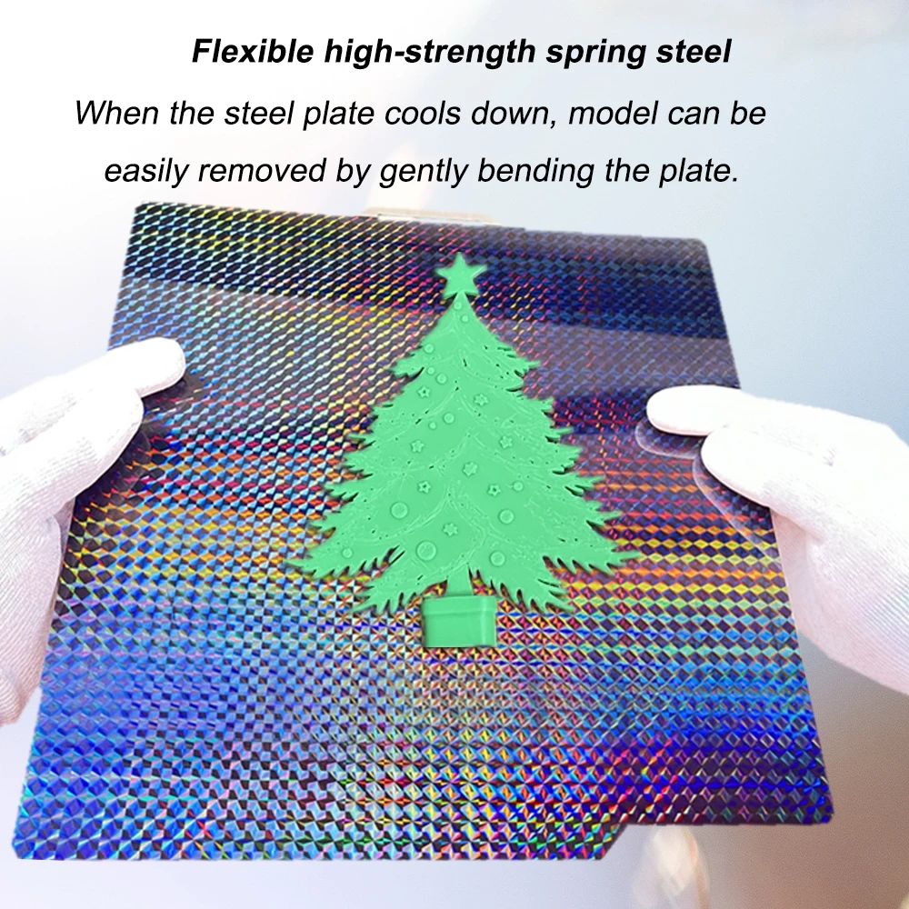 Bambu Lab Build Plate 257x257mm DoubleSided Spring Steel Sheet With Smooth PEO Textured PEI Surfac 4