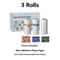 Kids Instant Camera Paper Refill Rolls 57x25mm BPA Free Thermal Printer Paper White NonAdhesive 13