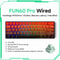 MonsGeek FUN60 ProMax Hall Effect Rapid Trigger 60 Wireless Gaming Keyboard 8K ARGB 6
