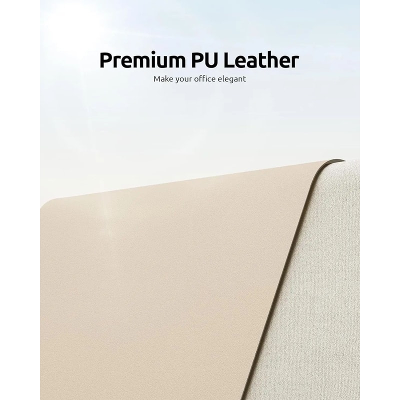 PU Leather Desk Pad Protector NonSlip Desk Mat Protector Large Mouse Pad For Office Desks 1