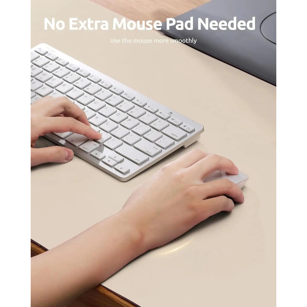 PU Leather Desk Pad Protector NonSlip Desk Mat Protector Large Mouse Pad For Office Desks 2
