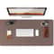 PU Leather Desk Pad Protector NonSlip Desk Mat Protector Large Mouse Pad For Office Desks 9