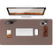 PU Leather Desk Pad Protector NonSlip Desk Mat Protector Large Mouse Pad For Office Desks 9