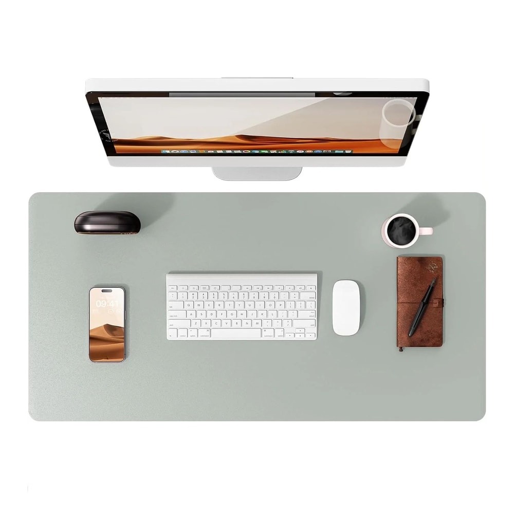 PU Leather Desk Pad Protector NonSlip Desk Mat Protector Large Mouse Pad For Office Desks 20