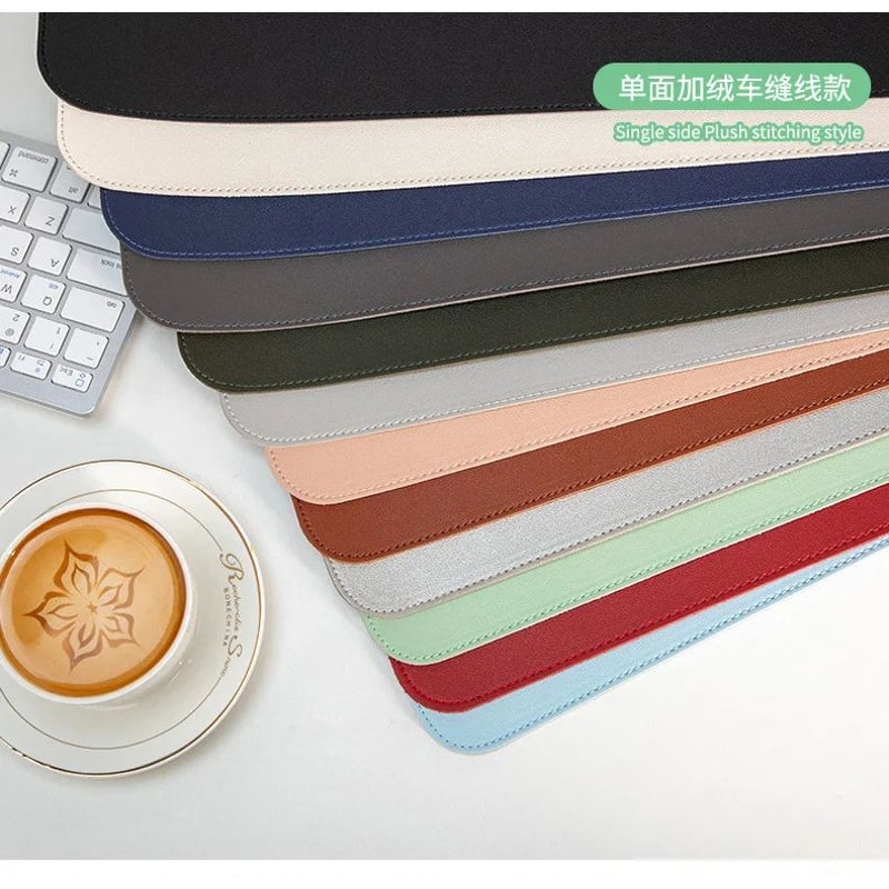 Waterproof PU Suede Large Desk Mat Mouse Pad For Gaming And Office 1