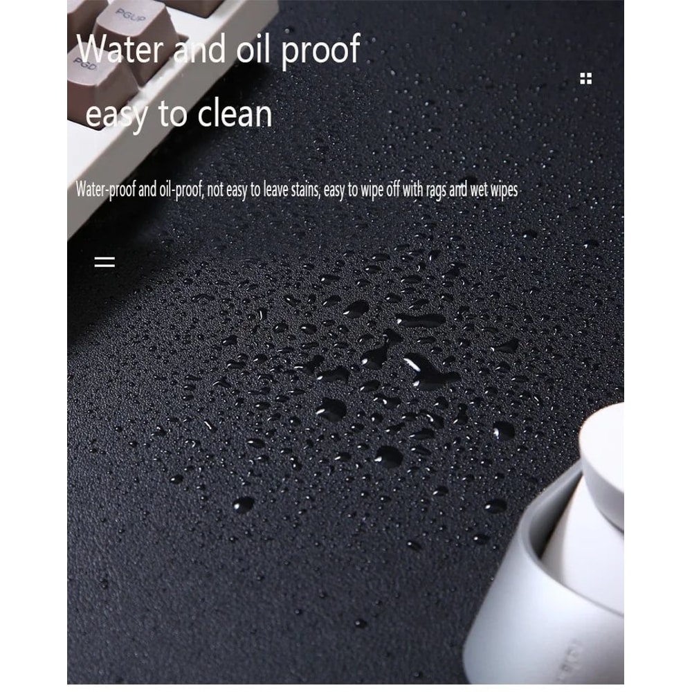 Waterproof PU Suede Large Desk Mat Mouse Pad For Gaming And Office 4