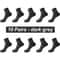 Mens Bamboo Fiber Socks 10 Pairs Breathable Antibacterial Comfort EU 3846 2