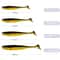 MEREDITH Easy Shiner Soft Plastic Fishing Lures 10Pack Paddle Tail Swimbaits For Carp Bass 1