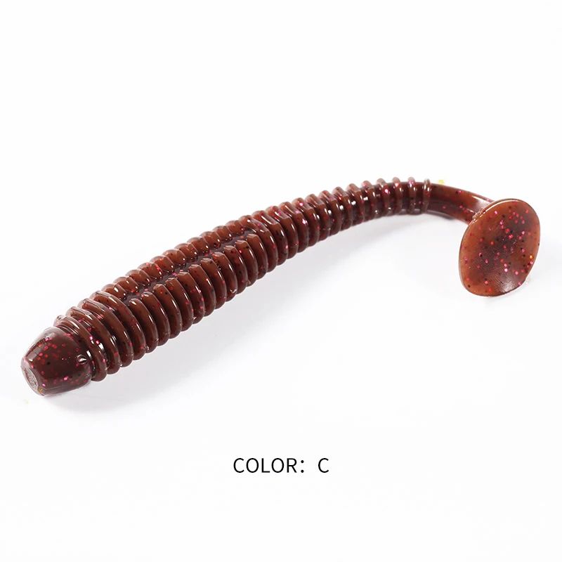 Impact Ring Shad Soft Plastic Swimbait Paddle Tail Lure Set 63mm 80mm 97mm 8