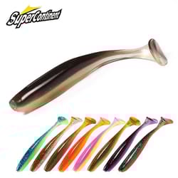 supercontinent shiner soft paddle tail swimbait set (50/75/100mm) for pike & bass