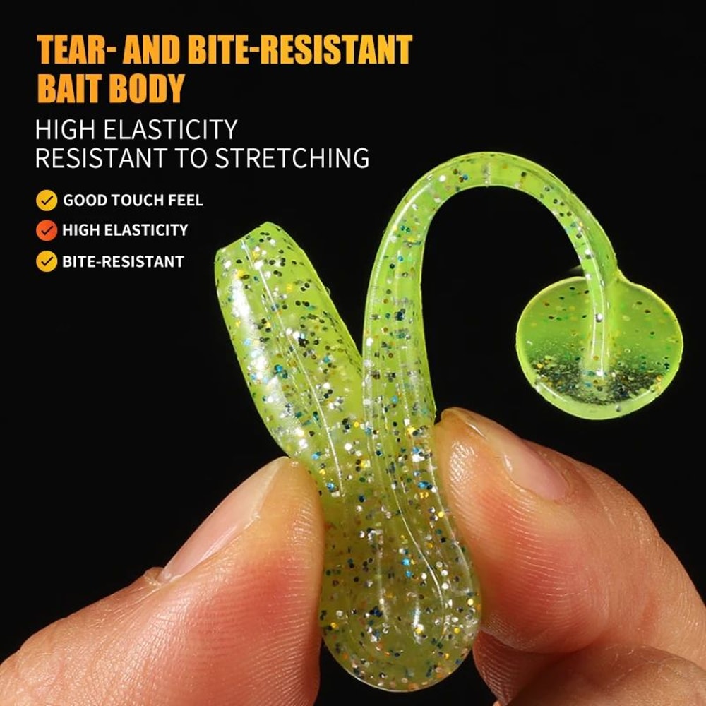 Supercontinent Shiner Soft Paddle Tail Swimbait Set 5075100mm For Pike Bass 4