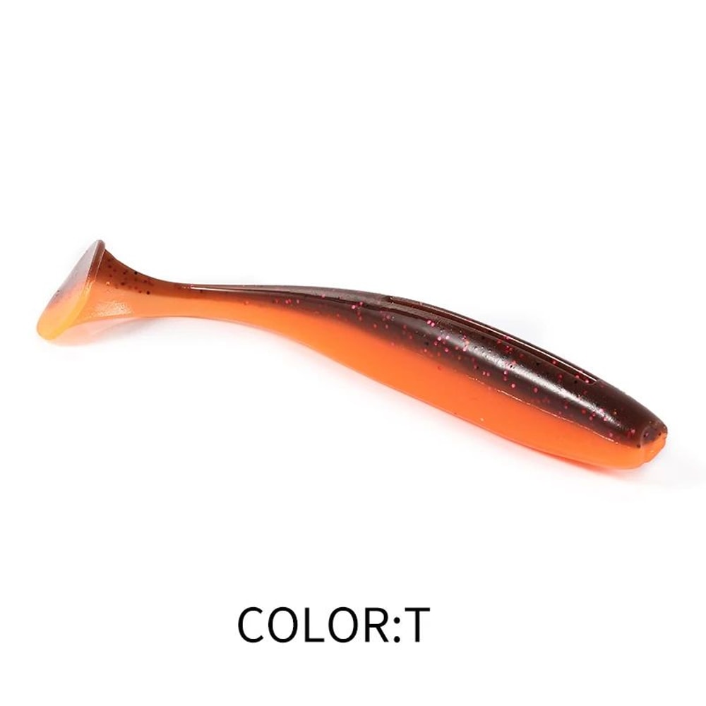 Supercontinent Shiner Soft Paddle Tail Swimbait Set 5075100mm For Pike Bass 15