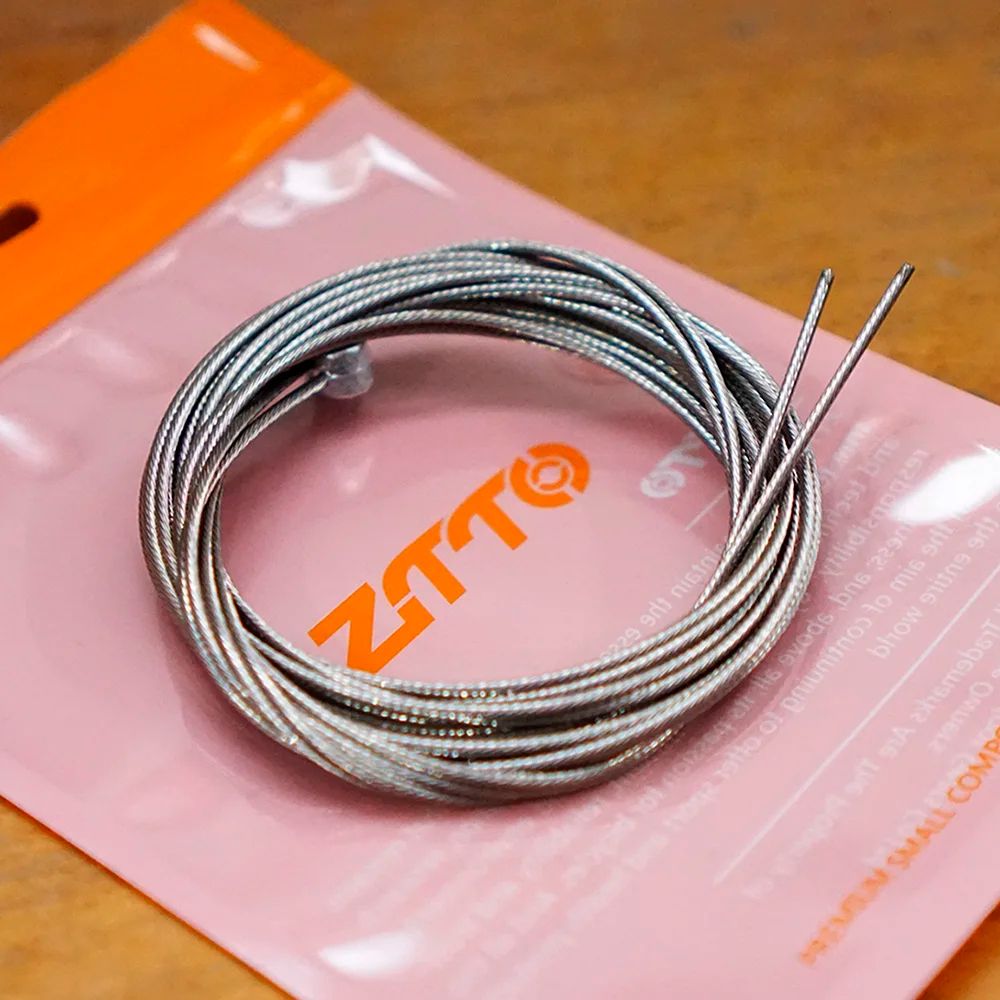ZTTO Stainless Steel Bike Shift Cable Set 2100mm Smooth MTBRoad Shifting Braking Inner Cable 1
