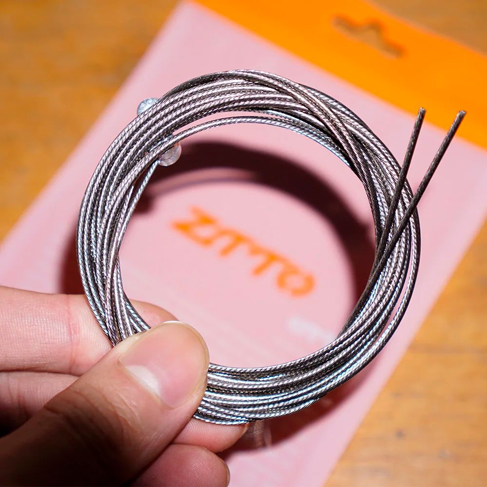 ZTTO Stainless Steel Bike Shift Cable Set 2100mm Smooth MTBRoad Shifting Braking Inner Cable 3