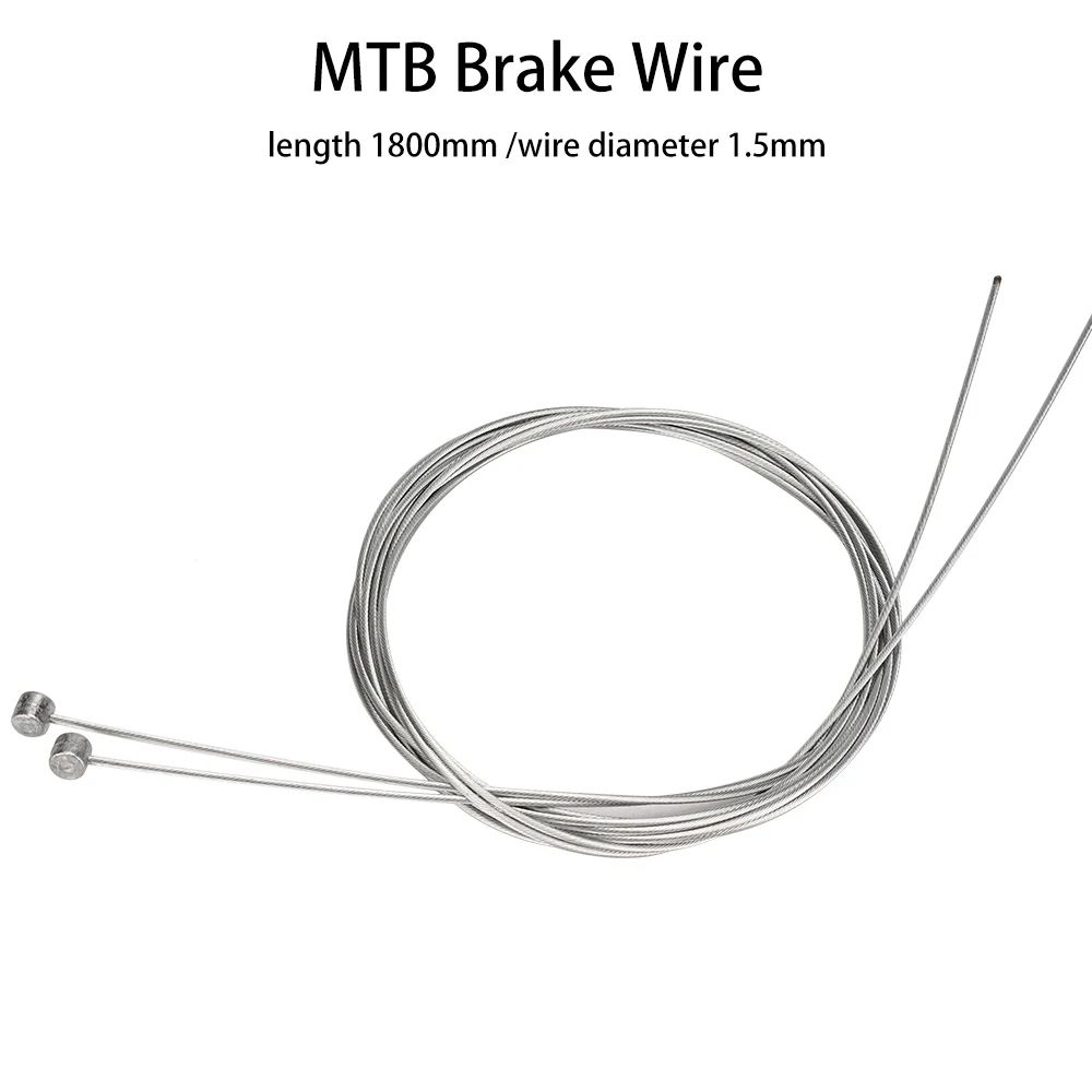 ZTTO Stainless Steel Bike Shift Cable Set 2100mm Smooth MTBRoad Shifting Braking Inner Cable 8