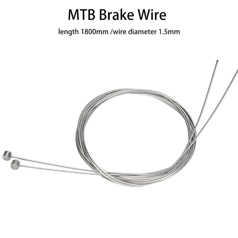 ZTTO Stainless Steel Bike Shift Cable Set 2100mm Smooth MTBRoad Shifting Braking Inner Cable 8