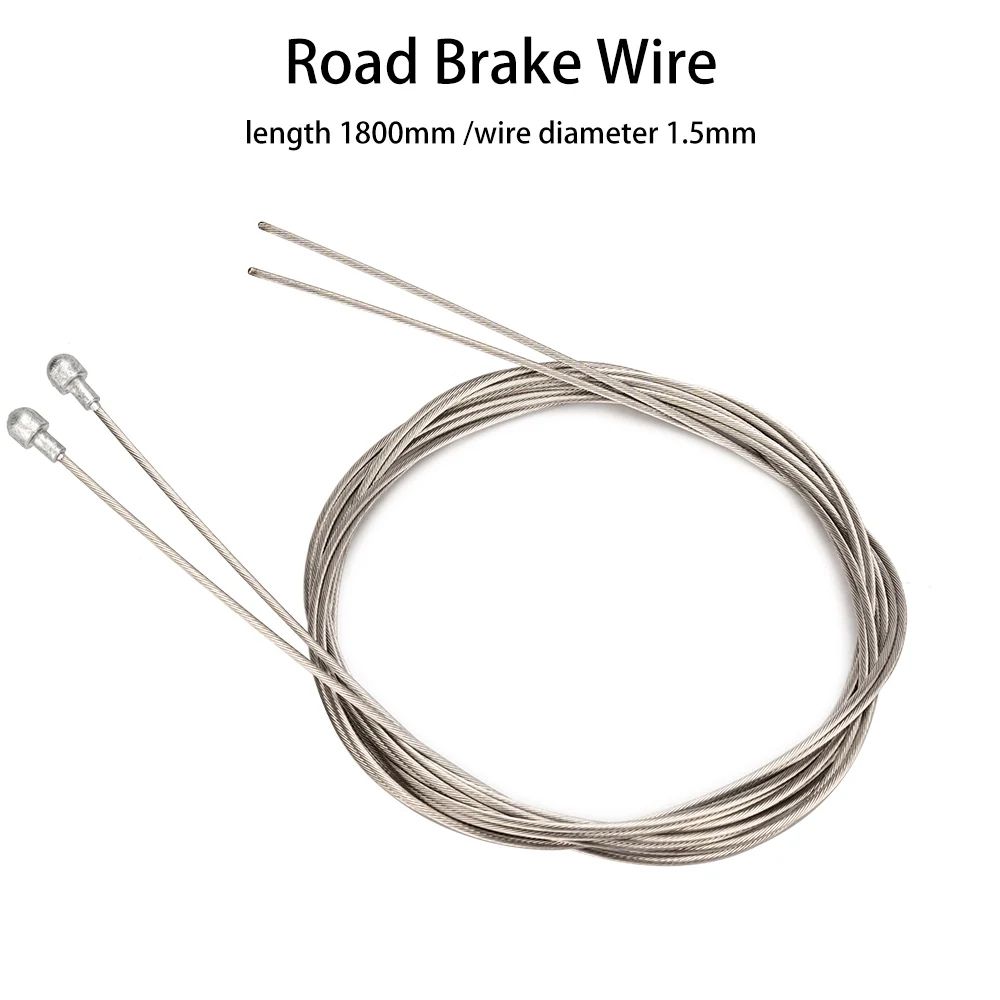 ZTTO Stainless Steel Bike Shift Cable Set 2100mm Smooth MTBRoad Shifting Braking Inner Cable 10