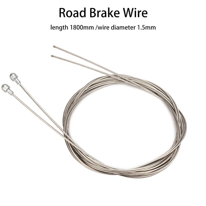 ZTTO Stainless Steel Bike Shift Cable Set 2100mm Smooth MTBRoad Shifting Braking Inner Cable 10